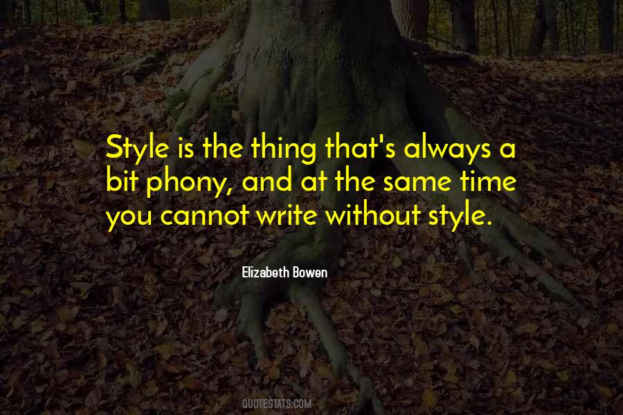 Quotes About Writing Style #240664