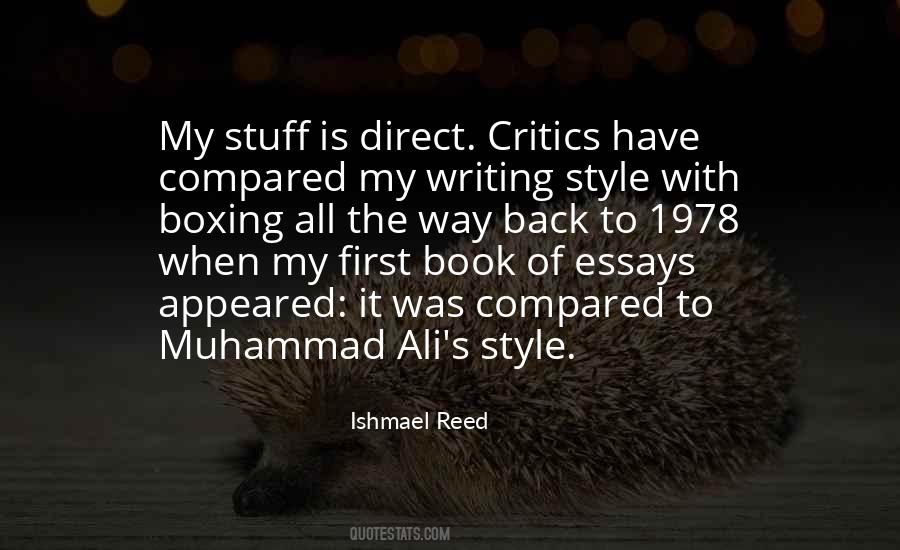 Quotes About Writing Style #247793