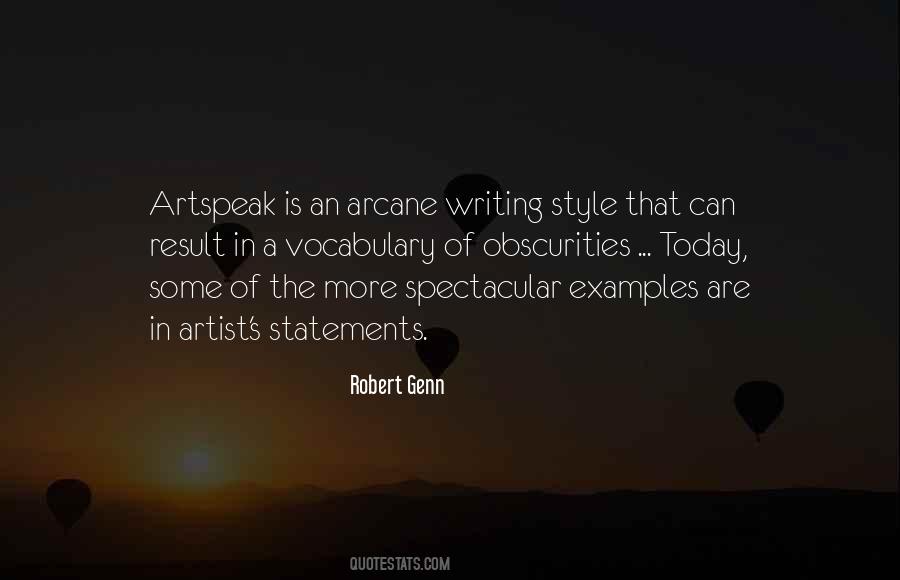 Quotes About Writing Style #284873