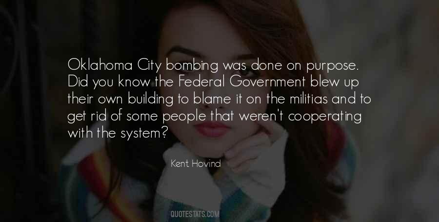 Quotes About Oklahoma City Bombing #1835093
