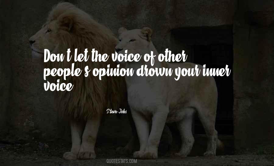 Quotes About Inner Voice #1030914