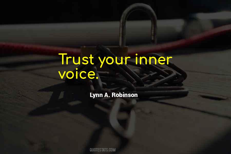 Quotes About Inner Voice #1171473