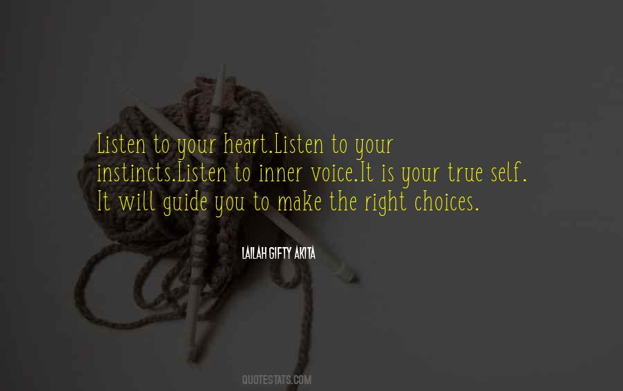 Quotes About Inner Voice #292319 Quotes About Inner Voice #292319