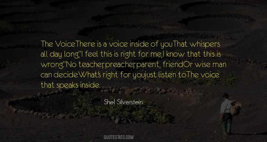 Quotes About Inner Voice #31447 Quotes About Inner Voice #31447
