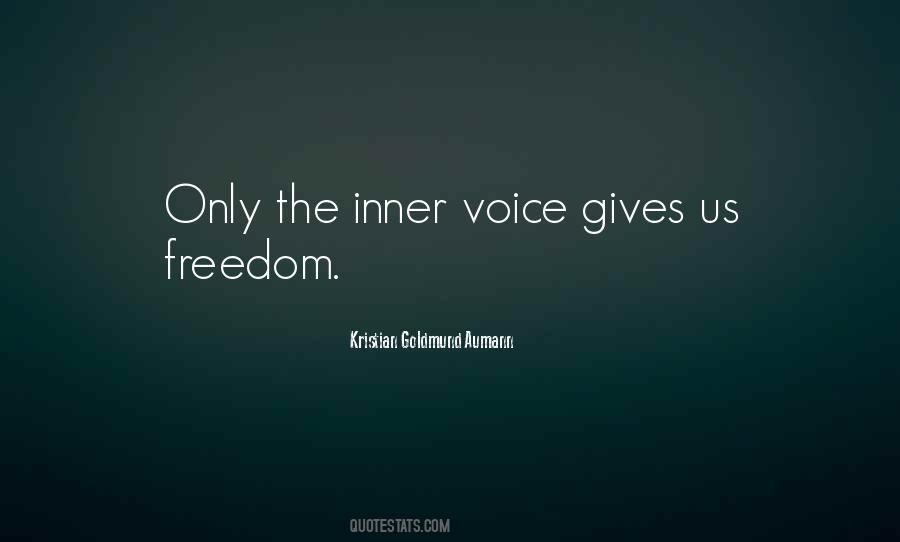 Quotes About Inner Voice #323484 Quotes About Inner Voice #323484