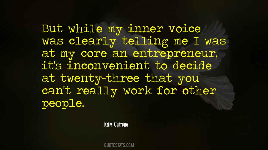Quotes About Inner Voice #34467 Quotes About Inner Voice #34467