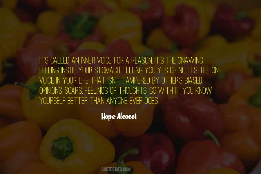 Quotes About Inner Voice #375107 Quotes About Inner Voice #375107