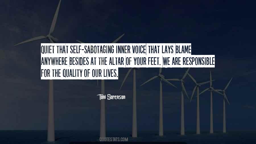 Quotes About Inner Voice #389214 Quotes About Inner Voice #389214