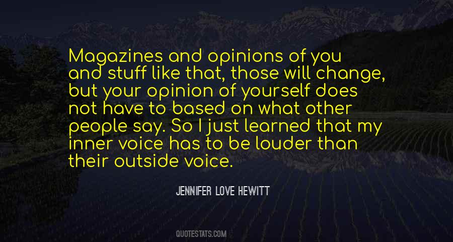 Quotes About Inner Voice #531181 Quotes About Inner Voice #531181