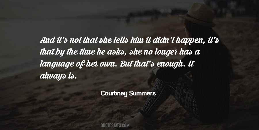 Not That Quotes #1748159