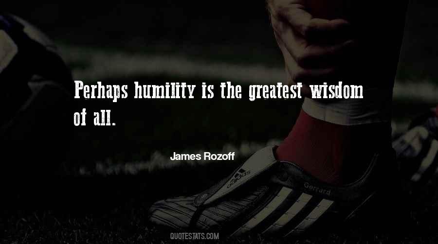 Quotes About Humility #60540