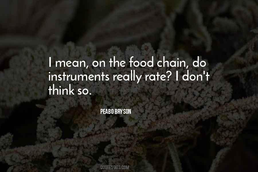 Quotes About Food Chain #1557139