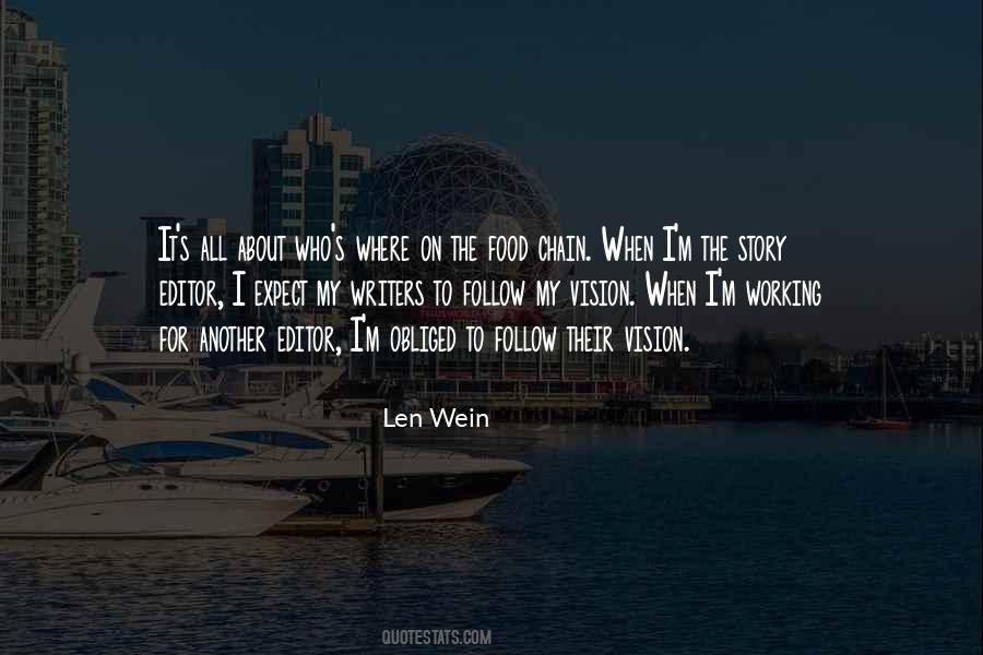 Quotes About Food Chain #588905