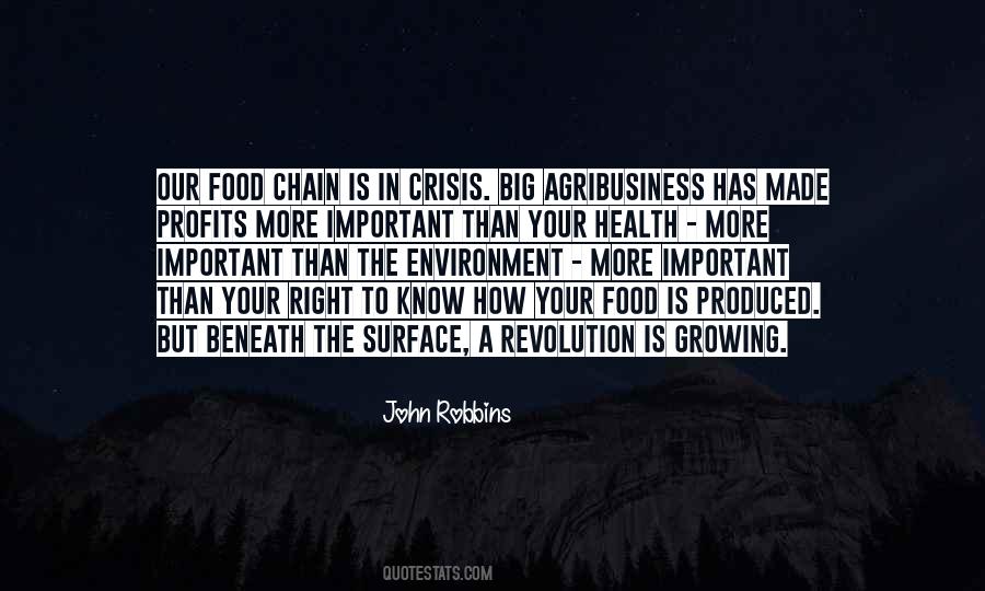 Quotes About Food Chain #683453