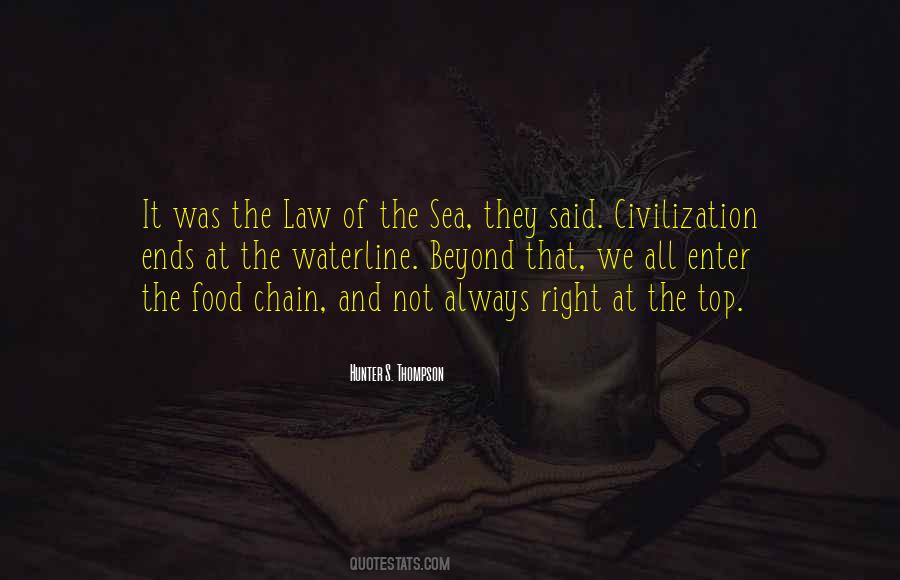 Quotes About Food Chain #849146