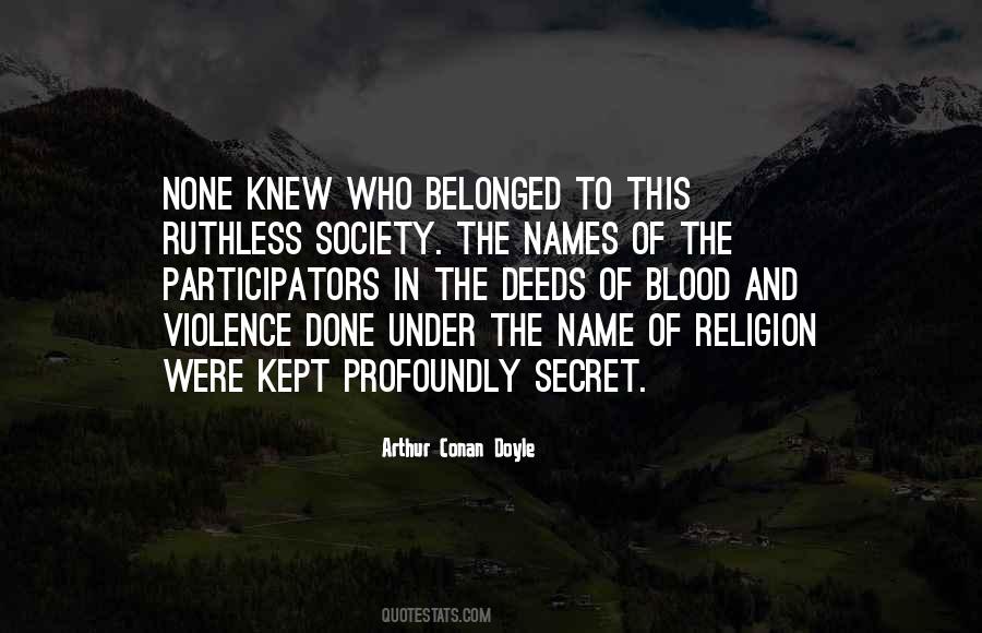 In The Name Of Religion Quotes #1459904