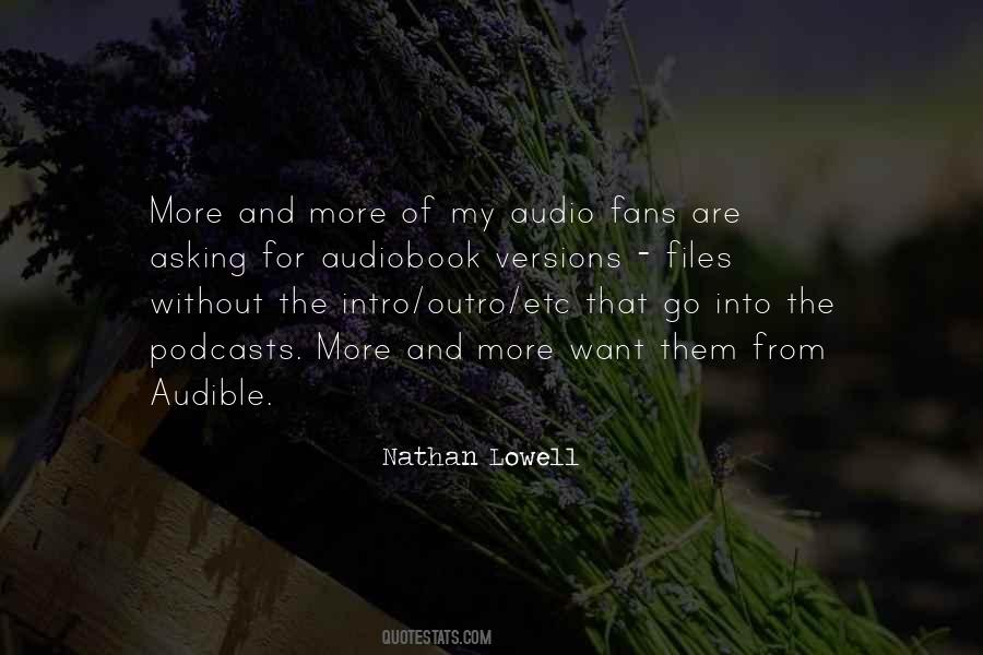 Quotes About Audio #172844