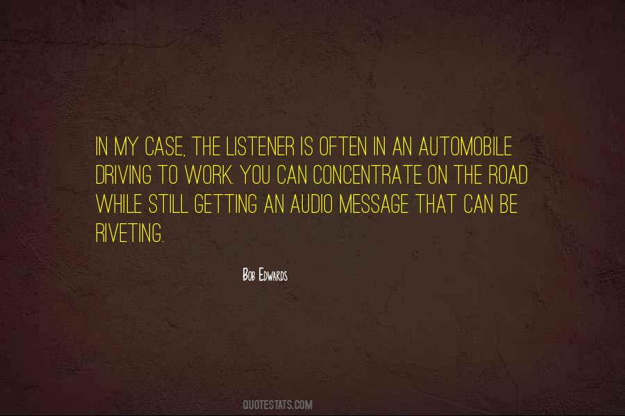 Quotes About Audio #523247