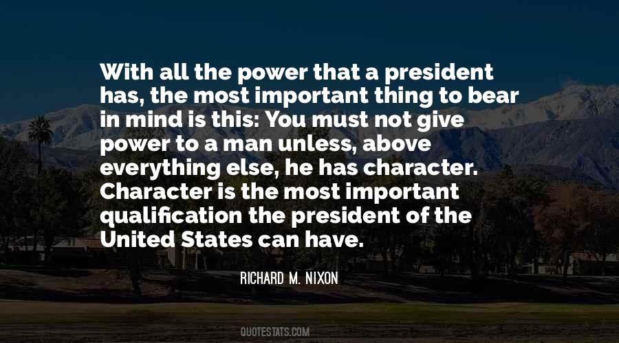 Quotes About The President Of The United States #1170754