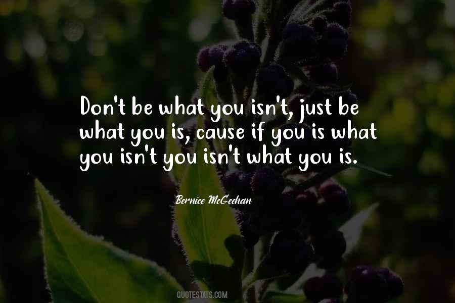 Quotes About Just Be You #1800