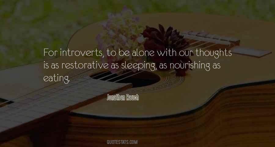 Quotes About Not Sleeping Alone #1171785