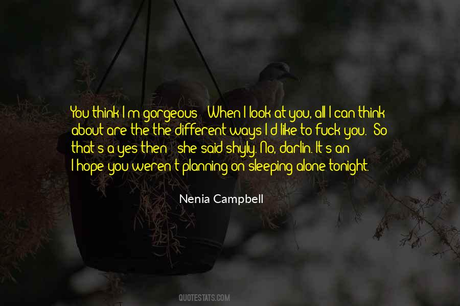 Quotes About Not Sleeping Alone #1464614