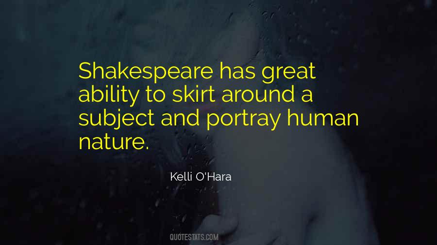 Quotes About Human Nature By Shakespeare #29098