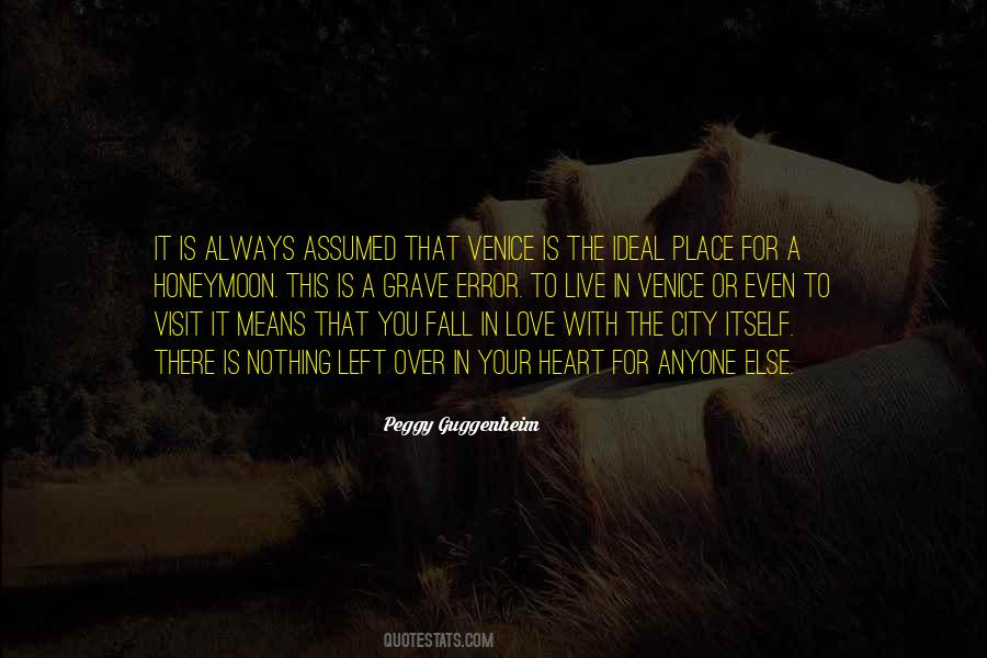 Quotes About City You Love #1221149