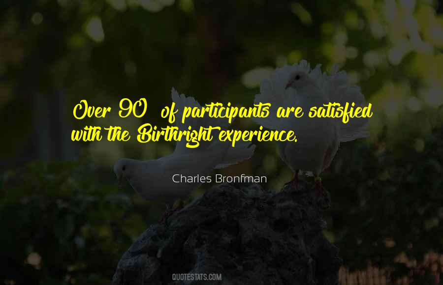 Quotes About Birthright #1044244