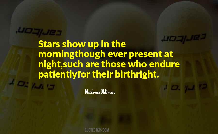 Quotes About Birthright #1349846