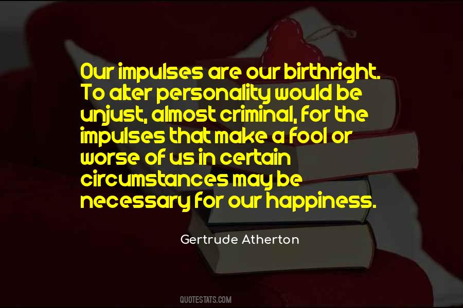 Quotes About Birthright #1490706