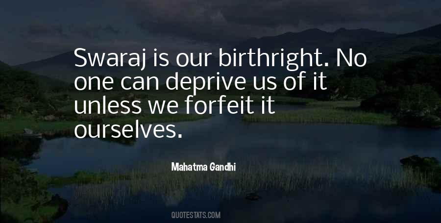 Quotes About Birthright #1544511