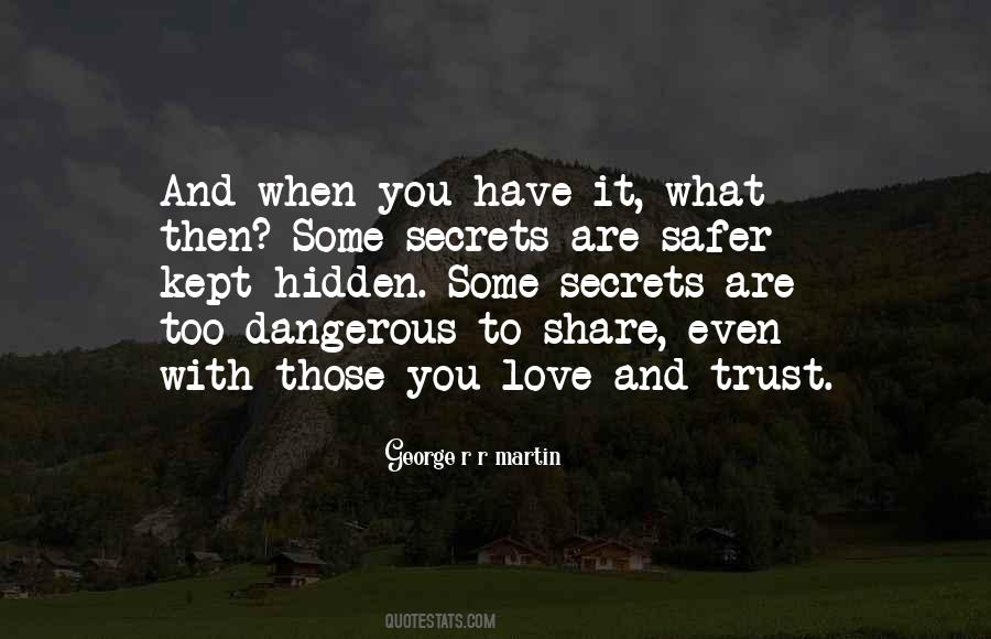 Quotes About Love And Trust #1833577