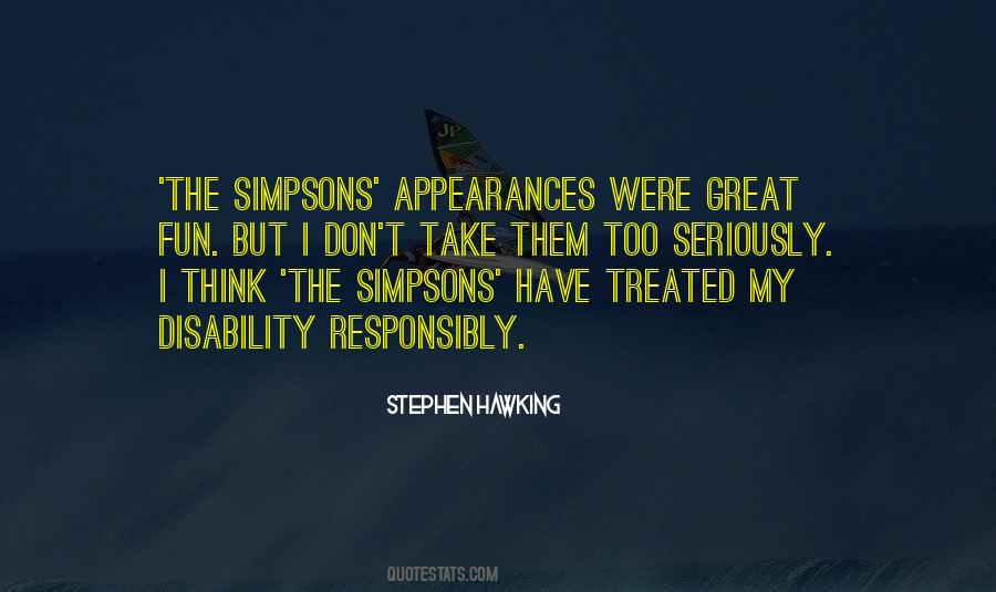 Quotes About Simpsons #1275447