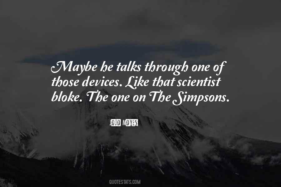 Quotes About Simpsons #145108