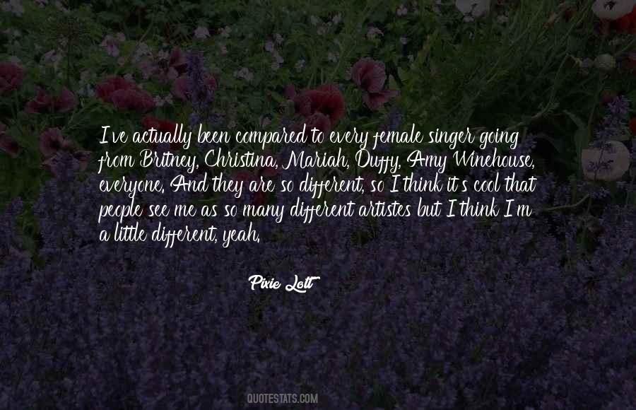 Female Singer Quotes #281671