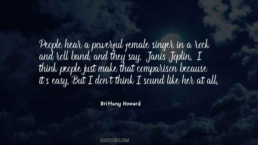 Female Singer Quotes #983713
