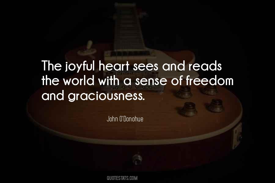 Quotes About A Joyful Heart #1387118