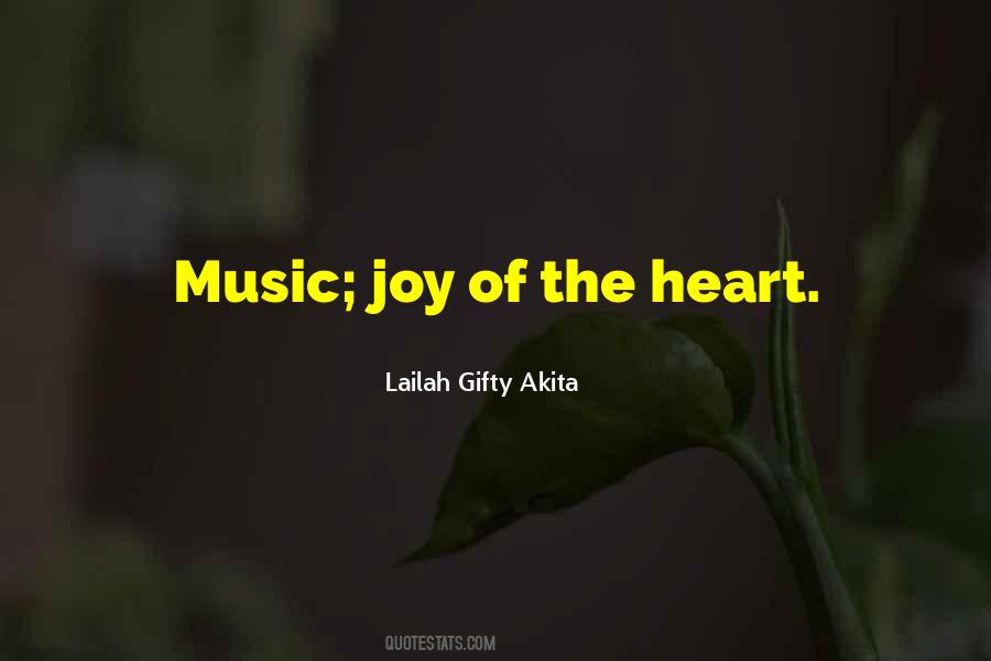 Quotes About A Joyful Heart #9671