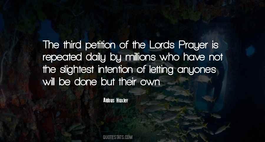 Quotes About The Lord's Prayer #1323511