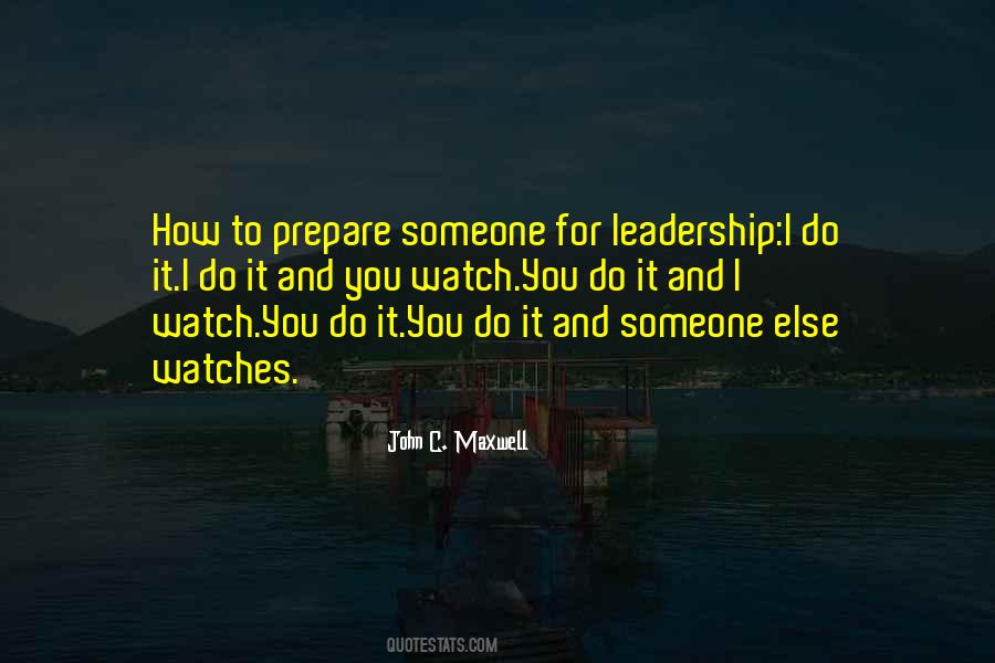 Quotes About Leadership Training #1107981