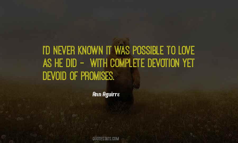 Devoid Of Love Quotes #1337255