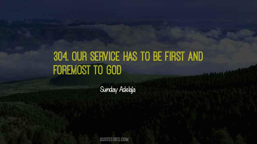 Quotes About Our Service To God #95229