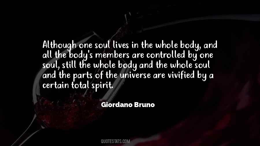 Spirit Soul Body Quotes #477140