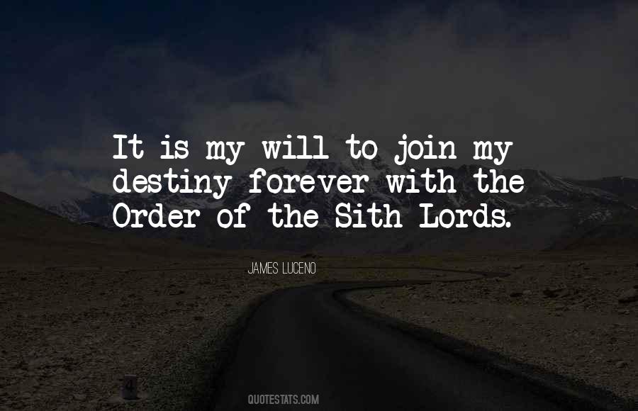 Quotes About Sith Lords #579578