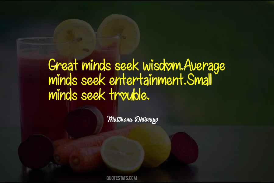 Quotes About Great Minds #466100