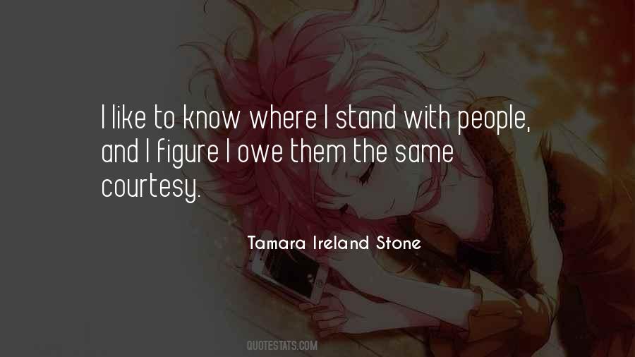 Stand Know Quotes #149992