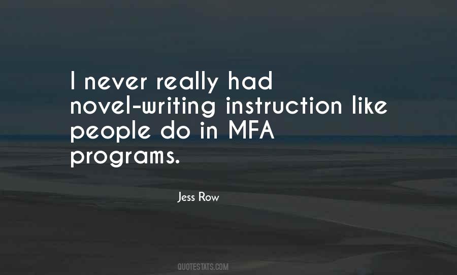 Mfa Quotes #146295