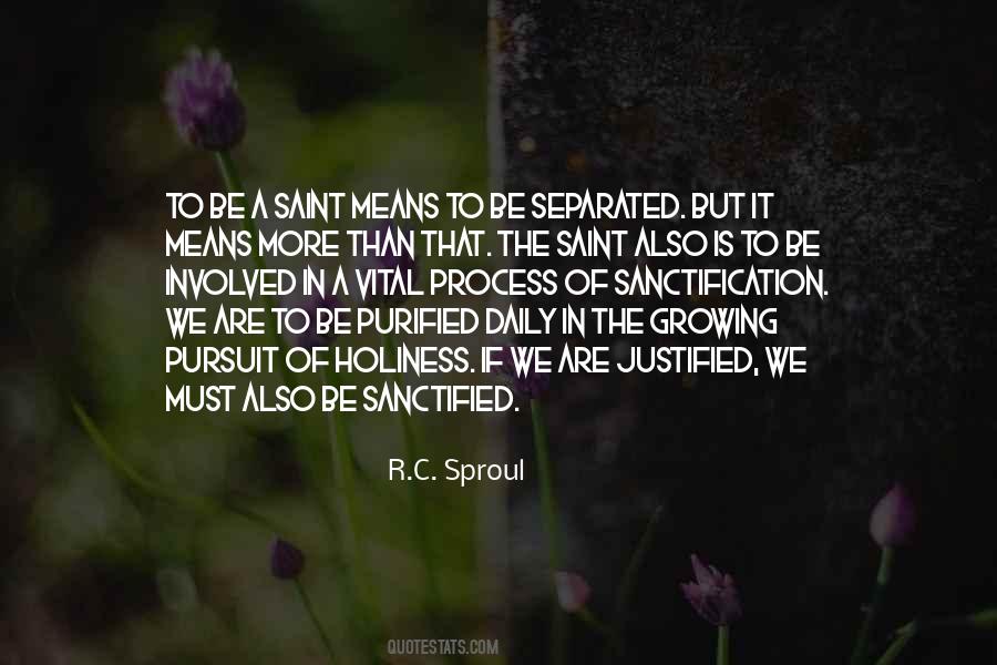 The Pursuit Of Holiness Quotes #1543737