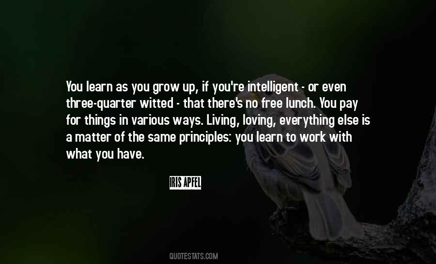 Intelligent Living Quotes #690745